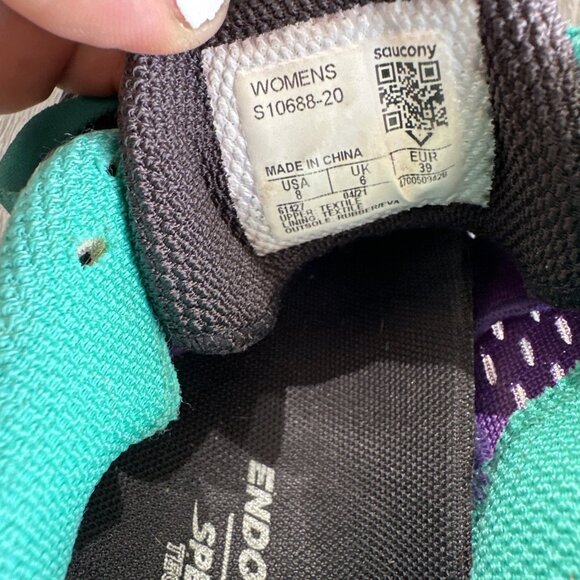 Saucony Shoes Endorphin Speed 2 Womens 8 Athletic Running Concord Jade Sneakers - Picture 9 of 9